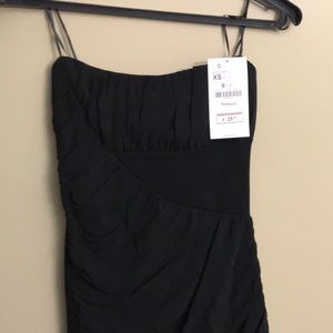 Zara Sleeveless Black Mini Dress